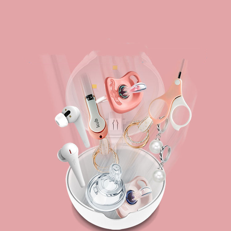 Portable LED UV Sterilizer Box – Safe & Quick Baby Pacifier Cleaner