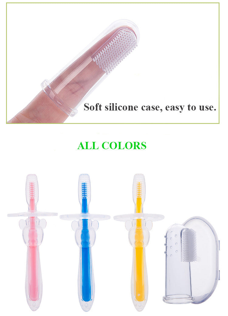 Soft Silicone Baby Toothbrush & Teether – Gentle Gum Care