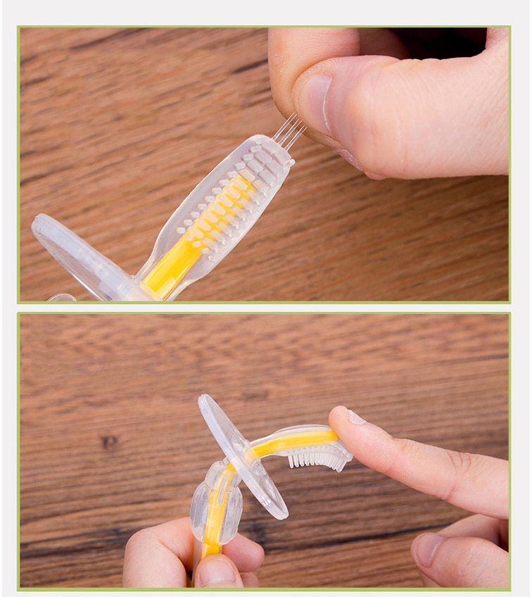 Soft Silicone Baby Toothbrush & Teether – Gentle Gum Care