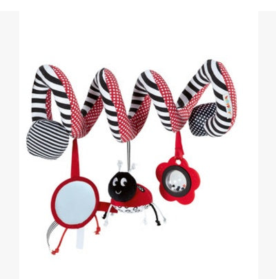 Spiral Hanging Rattle Toy for Baby Stroller & Crib