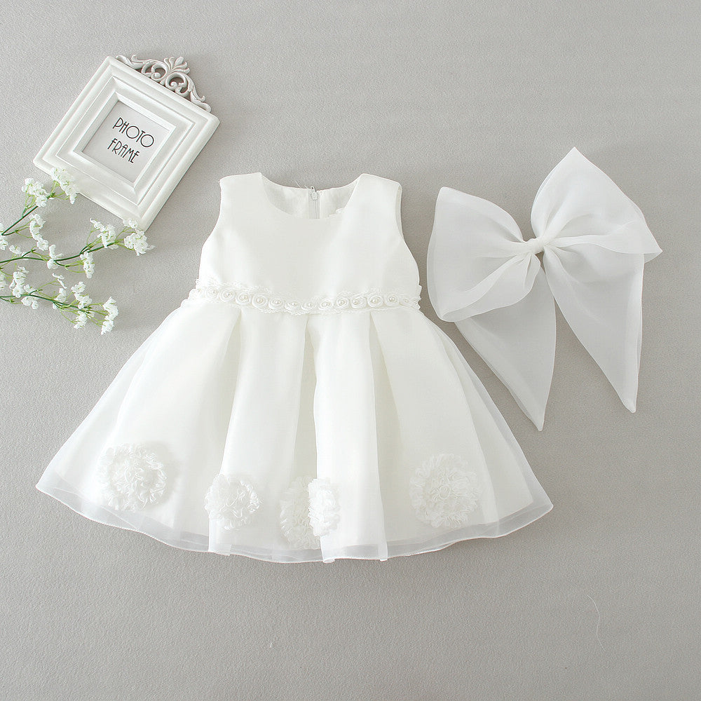 Elegant Baby Girl Flower Girl Wedding Tutu Dress