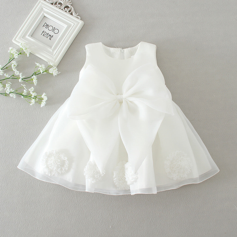 Elegant Baby Girl Flower Girl Wedding Tutu Dress