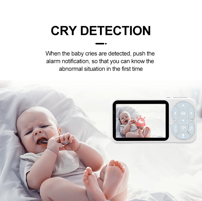 Smart Baby Monitor with VOX, Night Vision & Sound Alarm