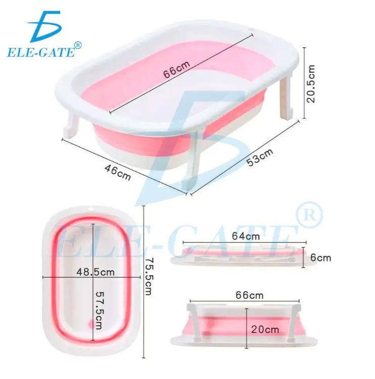 Foldable Baby Bathtub – Safe, Non-Slip, Easy to Store