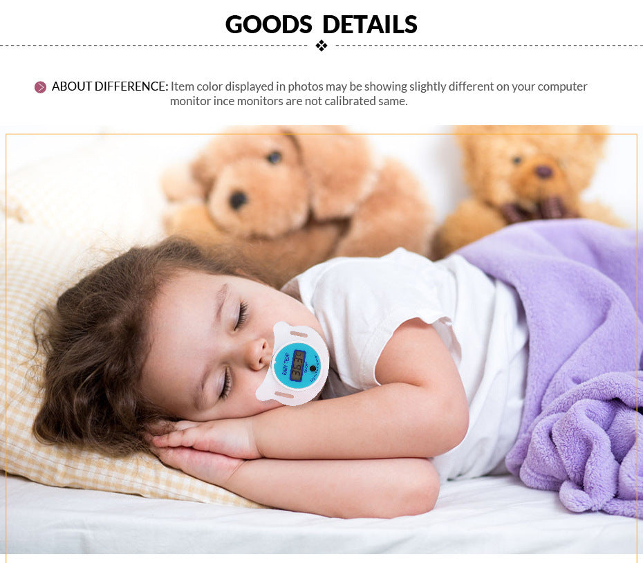 Baby Pacifier Thermometer – Gentle, Quick & Worry-Free Checks
