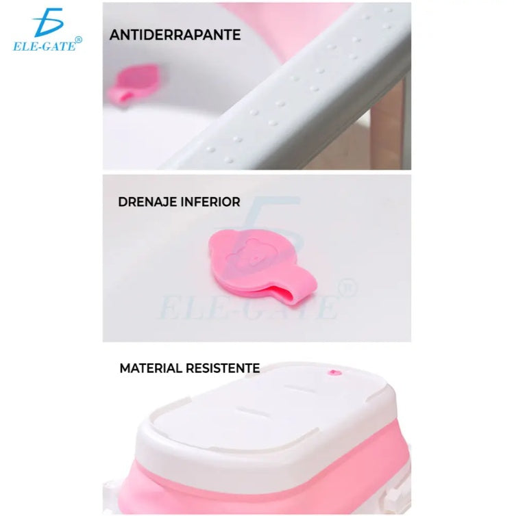 Foldable Baby Bathtub – Safe, Non-Slip, Easy to Store