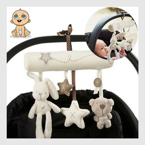 Spiral Hanging Rattle Toy for Baby Stroller & Crib