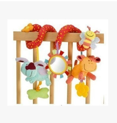Spiral Hanging Rattle Toy for Baby Stroller & Crib