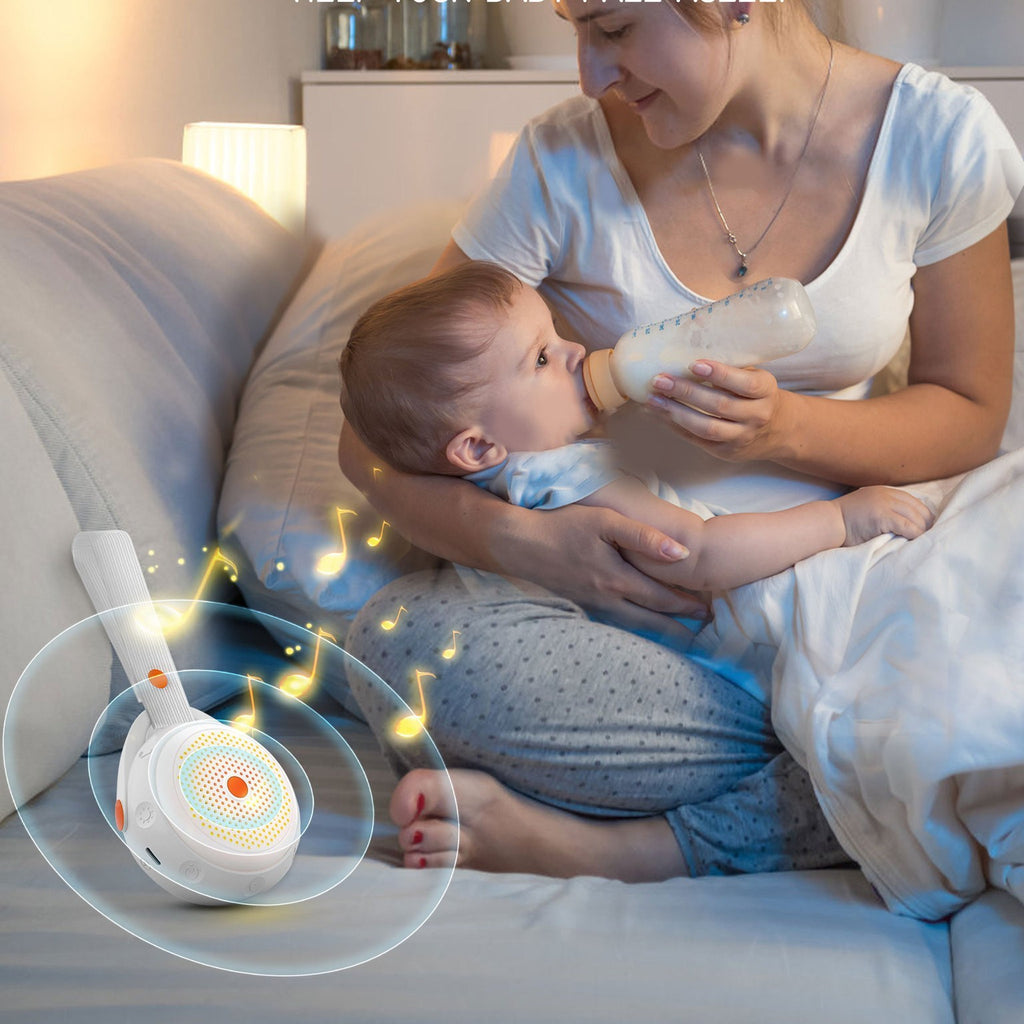 Cozy White Noise Companion – Sweet Sleep On-the-Go💤✨