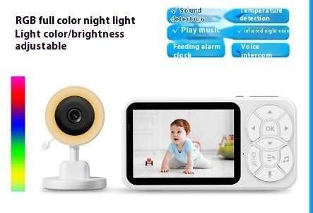 Smart Baby Monitor with VOX, Night Vision & Sound Alarm